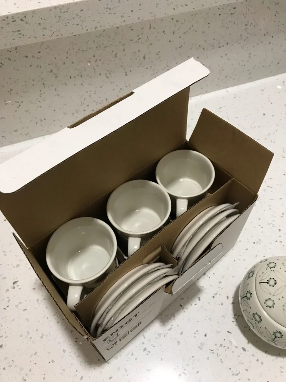 Ikea Set of 6 espresso cup + saucer + sugar bowl